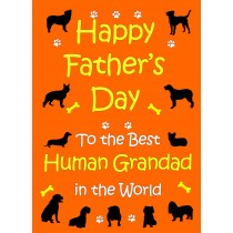From The Dog Fathers Day Card (Orange, Human Grandad)