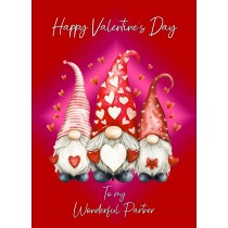 Valentines Day Card for Partner (Gnome, Design 1)