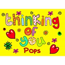 Thinking of You 'Pops' Greeting Card
