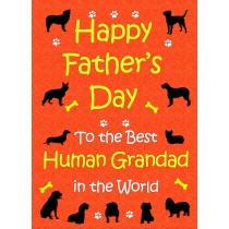 From The Dog Fathers Day Card (Red, Human Grandad)