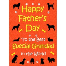 From The Dog Fathers Day Card (Red, Special Grandad)