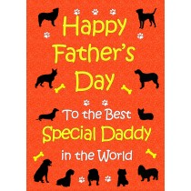 From The Dog Fathers Day Card (Red, Special Daddy)