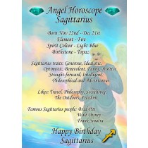 Sagittarius Horoscope Birthday Card