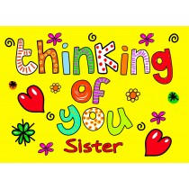 Thinking of You 'Sister' Greeting Card