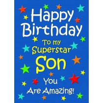 Son Birthday Card (Blue)