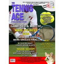 Tennis Son Birthday Card Magazine Spoof