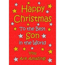 Son Christmas Card (Red)