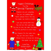 from The Kids Christmas Verse Poem Greeting Card (Special Mammy, from Son)
