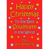 Soulmate Christmas Card (Red)