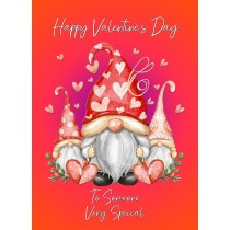 Valentines Day Card for Wonderful Someone (Gnome, Design 4)