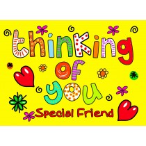 Thinking of You 'Special Friend' Greeting Card