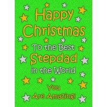 Stepdad Christmas Card (Green)