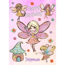 Birthday Card For Stepmum (Fairies, Princess)