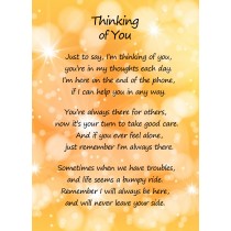 Thinking of You Card (Poem)
