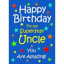 Uncle Birthday Card (Blue)