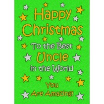 Uncle Christmas Card (Green)