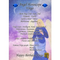Virgo Horoscope Birthday Card