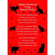 from The Cat Christmas Poem Verse Card (Special Daddy)
