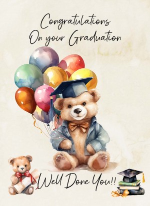 Congratulations On Your Graduation Greeting Card (Design 1)