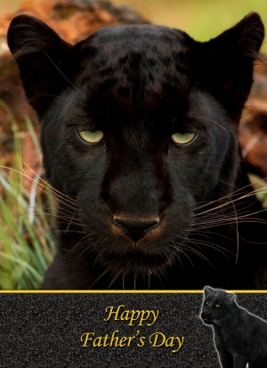 Black Panther Father's Day Card