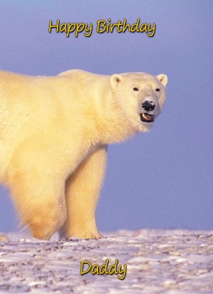 Personalised Polar Bear Card