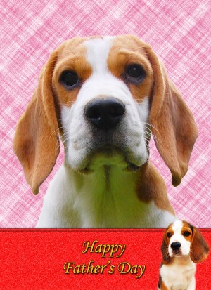 beagle father's day card