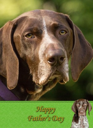 German Short Haired Pointer Father's Day Card