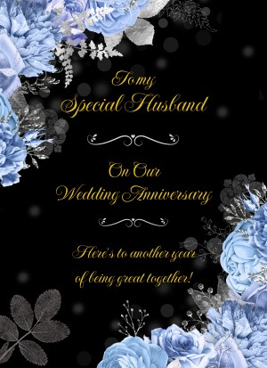 Wedding Anniversary Card (For Special Husband)