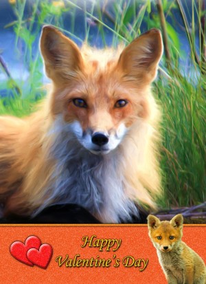 Fox Valentine's Day Card
