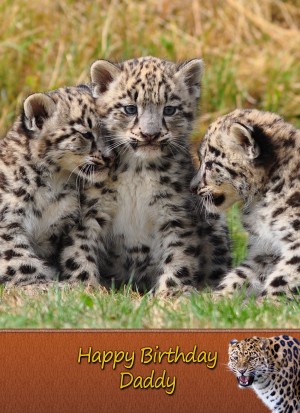 Personalised Leopard Card