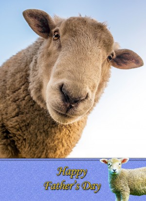 Sheep Father's Day Card