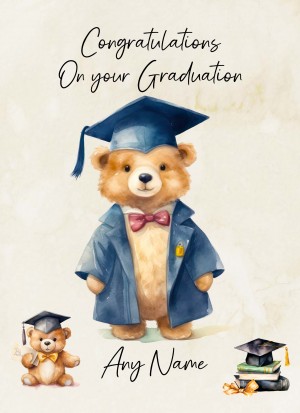 Personalised Congratulations On Your Graduation Greeting Card (Design 2)