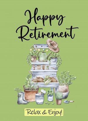Happy Retirement Congratulations Card (Green)