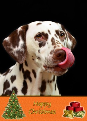 Dalmatian christmas card