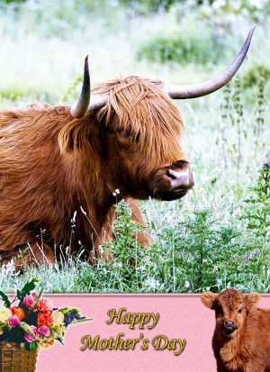 Cow Mother's Day Card