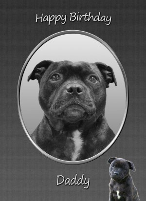 Personalised Staffordshire Bull Terrier Card