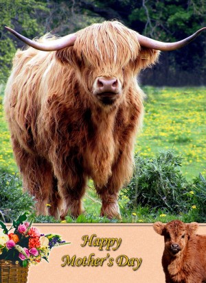 Cow Mother's Day Card