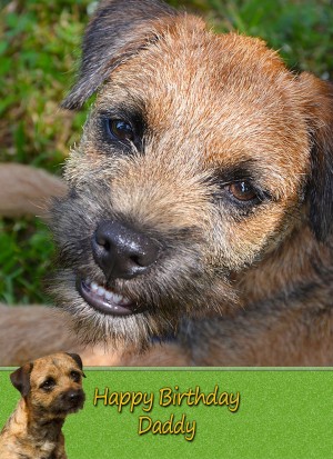 Personalised Border Terrier Card