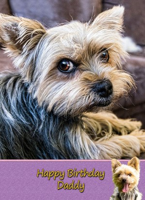 Personalised Yorkshire Terrier Card