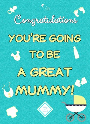 Baby Pregnancy Expecting Card (Mummy)