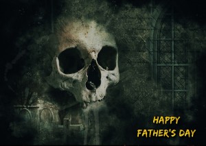 Gothic Fantasy Fathers Day Card