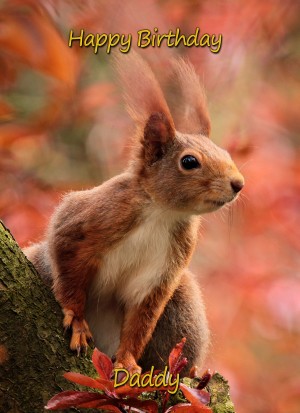 Personalised Squirrel Card