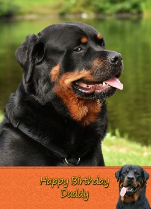 Personalised Rottweiler Card