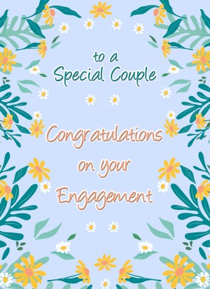 Engagement Greeting Card