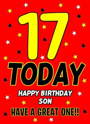 17 Today Birthday Card (Son)