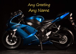 Personalised Motorbike Card