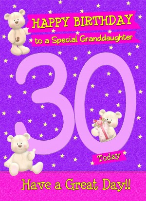 30 Today Birthday Card (Granddaughter)