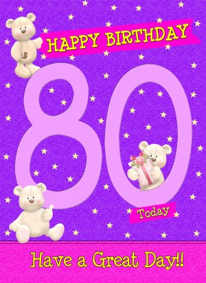 80 Today Birthday Card