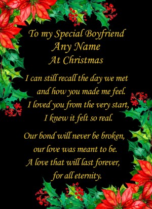 Personalised Christmas Card For Boyfriend