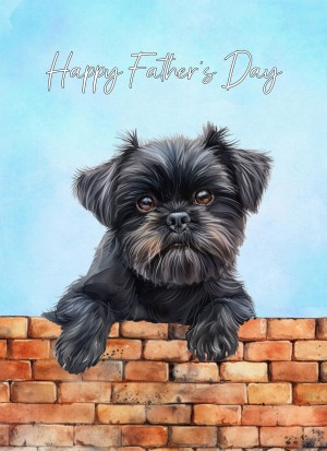 Affen Pinscher Dog Art Fathers Day Card
